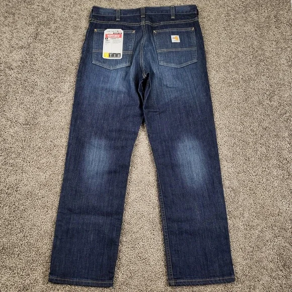 Carhartt Mens 34x30 FR Rugged Flex Straight Fit Flame Resistant Jeans 105069 NWT